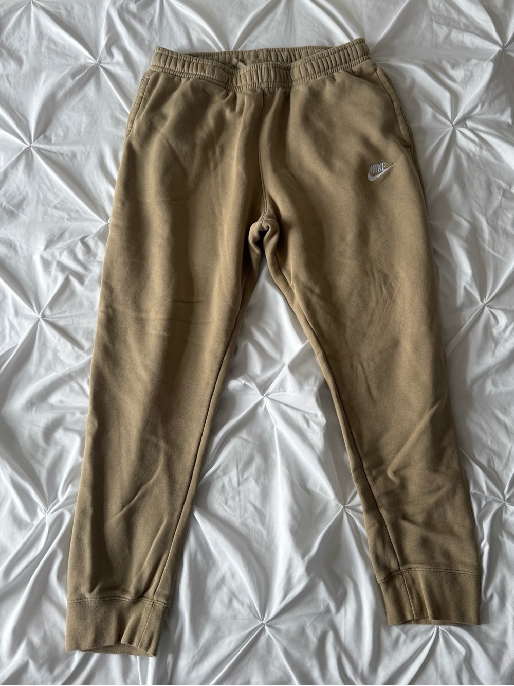 Nike Tan Fleece Jogger Pants